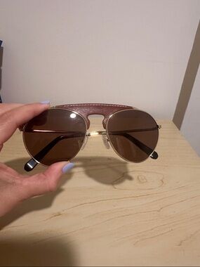 Loewe Aviator Sunglasses - Classic Leather Brow Bar
